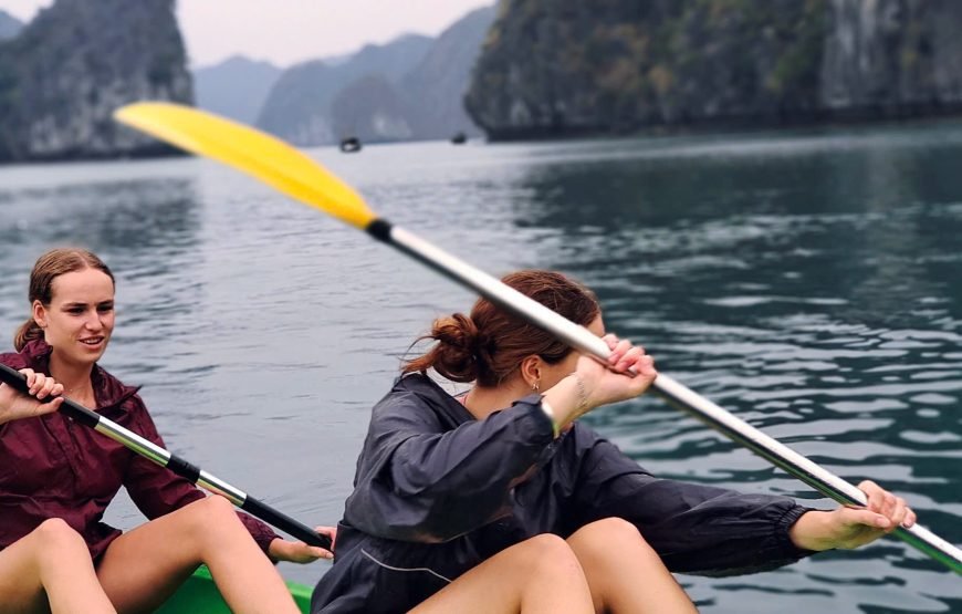 Full day trekking Cat Ba National park to Viet Hai Village , kayaking on the Lan Ha Bay