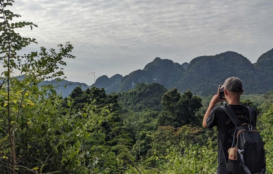 Full day trekking Cat Ba National park to Viet Hai Village , kayaking on the Lan Ha Bay