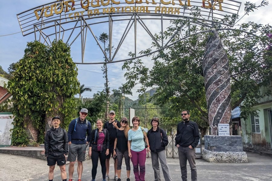 Full day trekking Cat Ba National park to Viet Hai Village , kayaking on the Lan Ha Bay