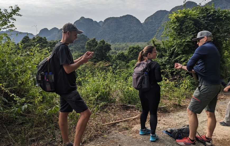 Full day trekking Cat Ba National park to Viet Hai Village , kayaking on the Lan Ha Bay