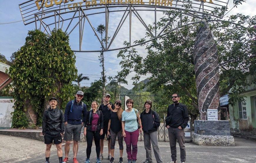 Full day trekking Cat Ba National park to Viet Hai Village , kayaking on the Lan Ha Bay