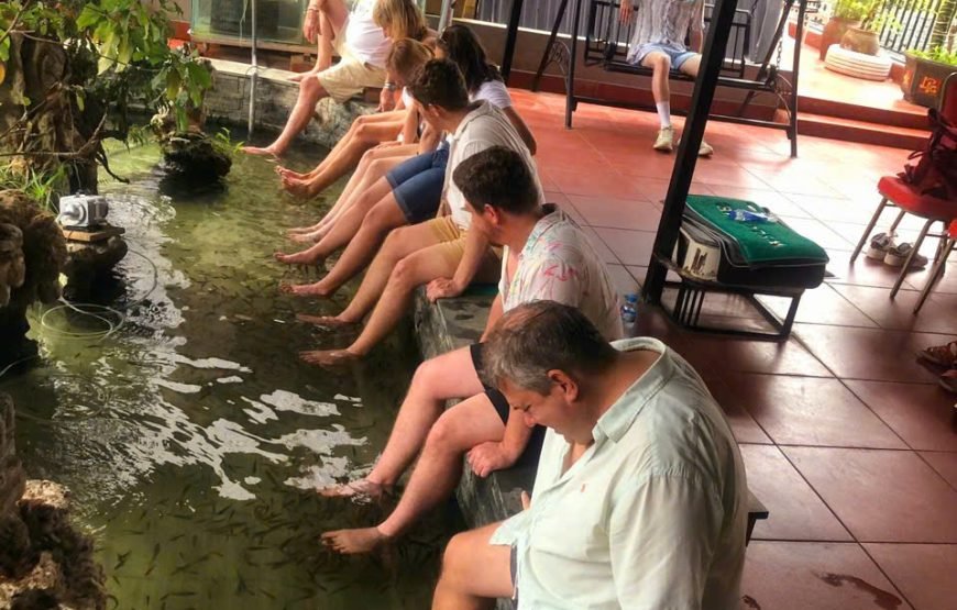Full day trekking Cat Ba National park to Viet Hai Village , kayaking on the Lan Ha Bay